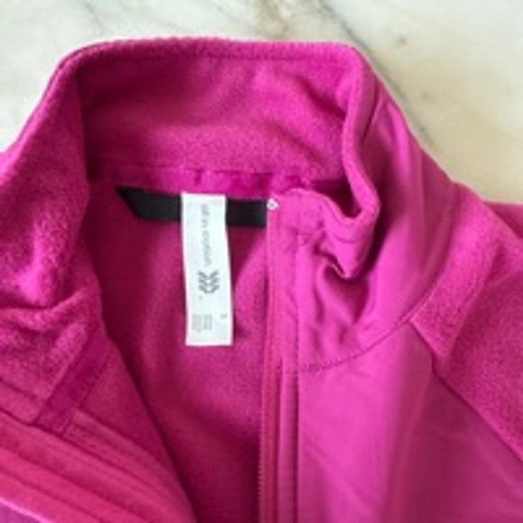 All in Motion Women's Polartec Fleece Polar Jacket Size S-M Pink Loose Fit - Picture 3 of 12
